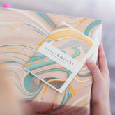Rose Quartz Marbled Giftwrap Sheet